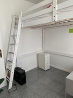 IKEA STORÅ tweepersoons hoogslaper 140x200, Huis en Inrichting, Slaapkamer | Bedden, Ophalen, Gebruikt, Wit, Tweepersoons