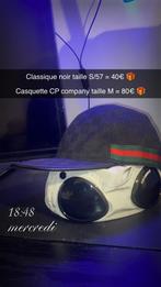 Casquettes gucci et cp company, Envoi, Comme neuf