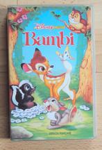 Cassette vidéo VHS Walt Disney BAMBI, Cd's en Dvd's, VHS | Kinderen en Jeugd, Verzenden, Zo goed als nieuw, Tekenfilms en Animatie