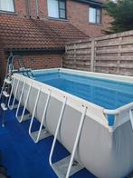 Intex zwembad van 4 x 2m, Jardin & Terrasse, Piscines, Rectangulaire, 200 à 400 cm, Enlèvement, Utilisé