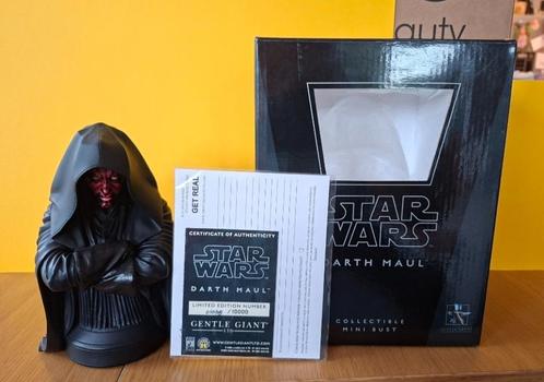Star Wars mini bust Darth Maul Gentle Giant, Verzamelen, Star Wars, Zo goed als nieuw, Beeldje of Buste, Ophalen of Verzenden