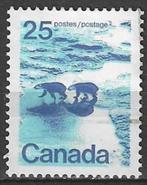 Canada 1972/1976 - Yvert 474 - IJsberen in Noord Canada (ST), Timbres & Monnaies, Timbres | Amérique, Affranchi, Envoi
