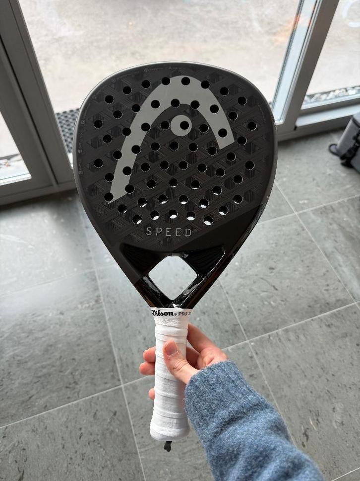 Head Speed Pro 2025 (2 maand oud, 280 euro)+ Pro overgrip, Sports & Fitness, Padel, Comme neuf, Raquette de padel, Enlèvement