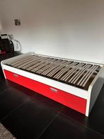 1-persoonsbed met lattenbodem en schuiven, Huis en Inrichting, Slaapkamer | Bedden, Ophalen, Gebruikt, Eenpersoons