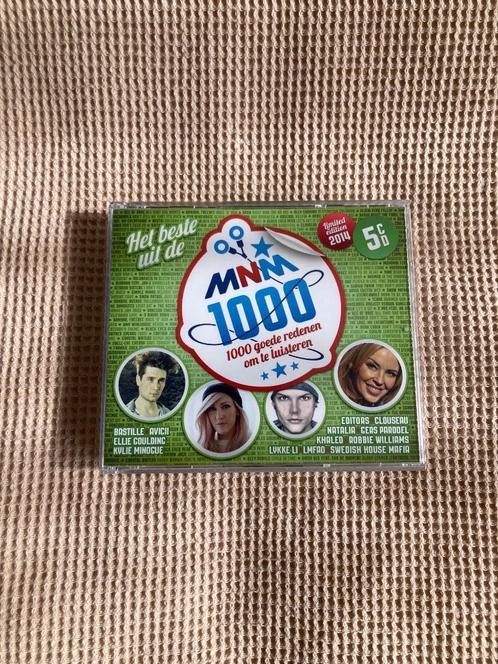 MNM 1000 goede redenen om te luisteren édition 2014 5 CD’s, Cd's en Dvd's, Cd's | Pop, Zo goed als nieuw, 2000 tot heden, Boxset