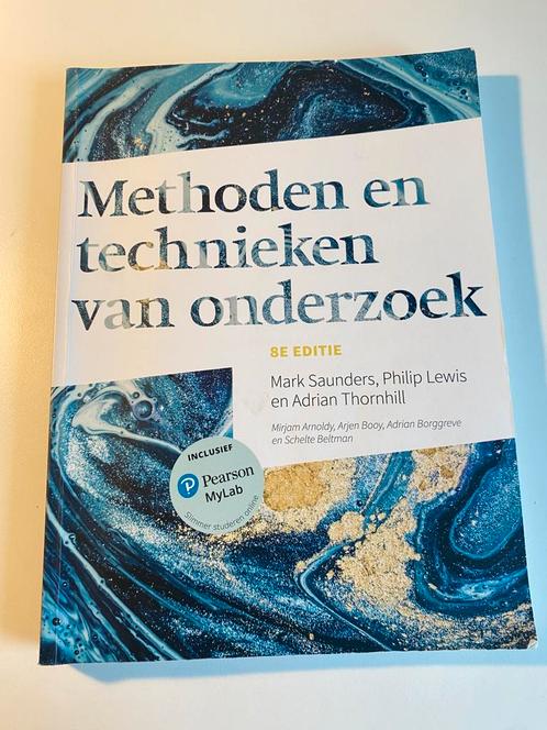 Mark Saunders - Methoden en technieken van onderzoek, Boeken, Schoolboeken, Gelezen, Nederlands, Ophalen of Verzenden