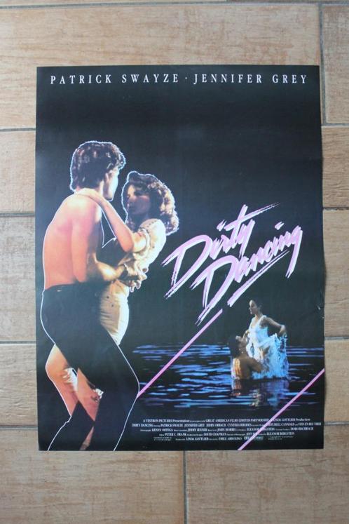 filmaffiche Patrick Swayze Dirty Dancing 1987 filmposter, Collections, Posters & Affiches, Comme neuf, Cinéma et TV, A1 jusqu'à A3