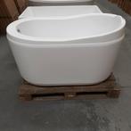 Klein en Compact! Zitbad, Badkamer, Glans wit, 129cm, Nr205, Huis en Inrichting, Ophalen of Verzenden, Nieuw