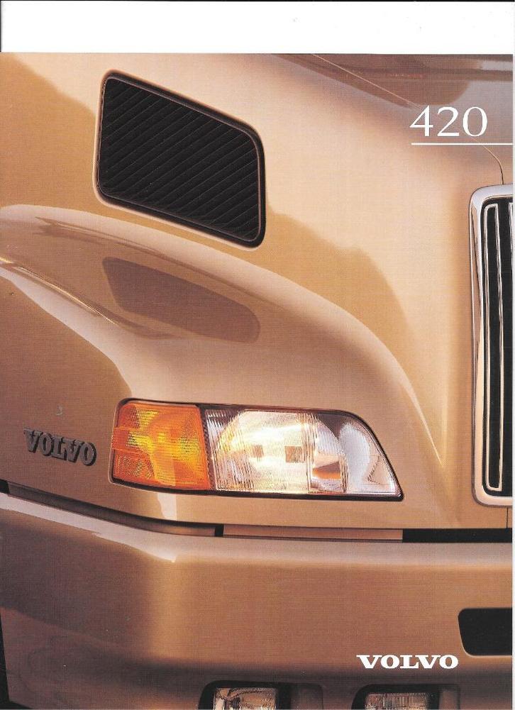 VOLVO 420 / 770 / DAYCAB, Boeken, Auto's | Folders en Tijdschriften, Zo goed als nieuw, Volvo, Ophalen of Verzenden