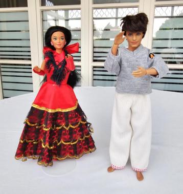 2 Poppen – 30 cm – Barbie – Mattel 