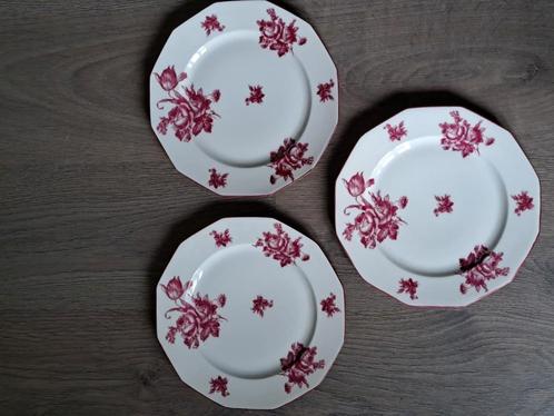3 anciennes assiettes en porcelaine de Limoges, Antiek en Kunst, Antiek | Porselein, Ophalen of Verzenden