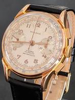 Mildia Landeron mechanische chronograaf uit 1950, Handtassen en Accessoires, Horloges | Heren, Ophalen of Verzenden, Zo goed als nieuw