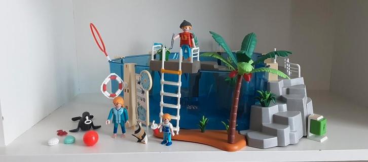 PLaymobil groot aquarium, Kinderen en Baby's, Speelgoed | Playmobil, Zo goed als nieuw, Complete set, Ophalen of Verzenden