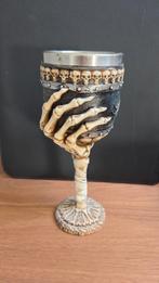 Calice à vin, squelette, main, Enlèvement ou Envoi, Comme neuf, Vin rouge