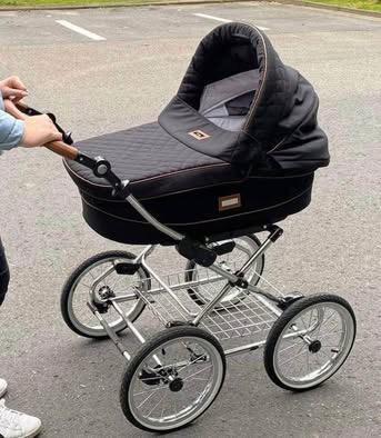 Retro kinderwagen, Kinderen en Baby's, Kinderwagens en Combinaties, Gebruikt, Kinderwagen, Overige merken, Luchtbanden, Ophalen