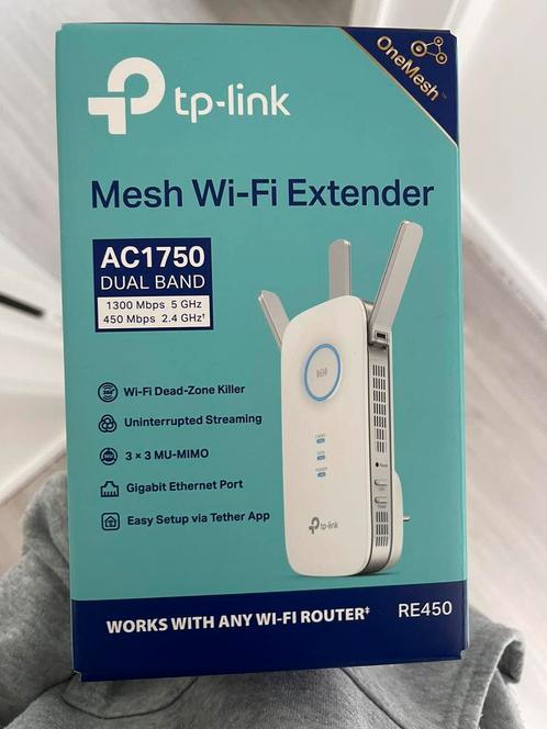 TP-Link RE450 wifi extender, Informatique & Logiciels, Commutateurs réseau, Comme neuf, Enlèvement ou Envoi