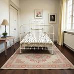 Vintage Frans gietijzeren bed : hoofdbord & voetbord & frame, Antiek en Kunst, Ophalen of Verzenden