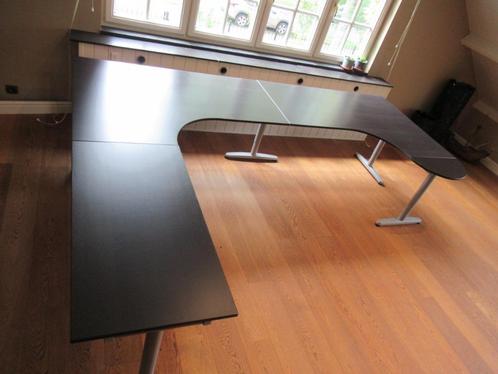 hoek bureau groot 3.20 lang, Huis en Inrichting, Bureaus, Gebruikt, Bureau, Ophalen