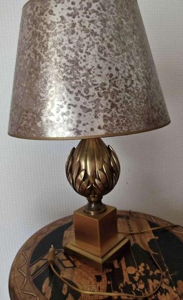 Oude koperen lamp
