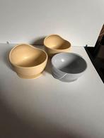 3 eetkommen met zuignap, Enlèvement, Comme neuf