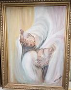 Olieverf schilderij Vintage, Hands of a Healer, Ophalen of Verzenden