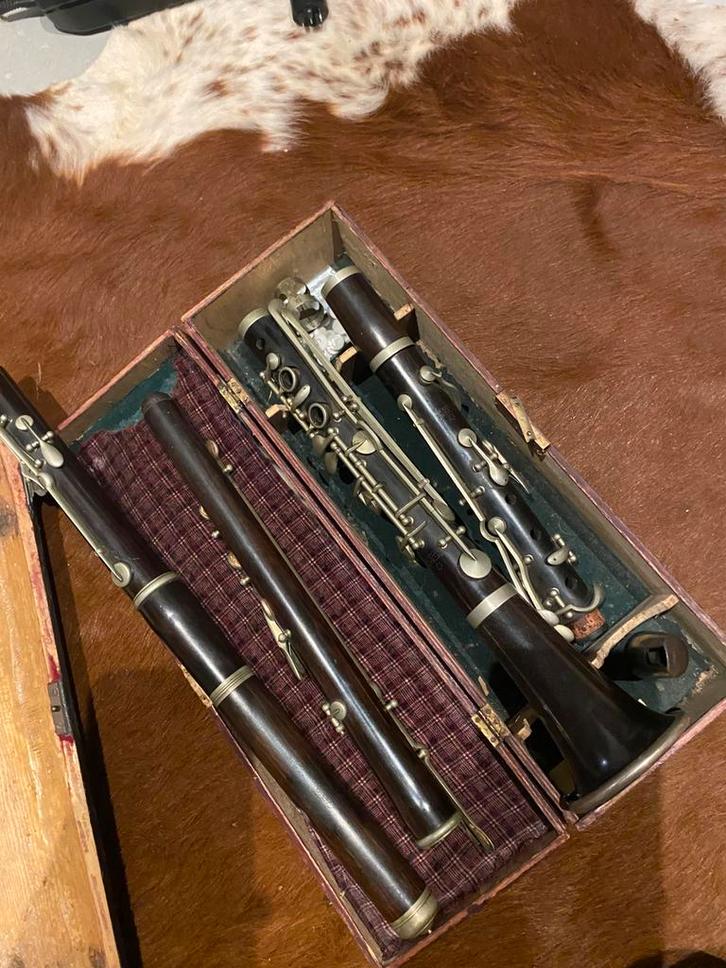 Klarinet C.Mahillon &co  Bruxelles+  zonder merknaam, Muziek en Instrumenten, Blaasinstrumenten | Klarinetten, Gebruikt, Hout