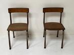 Fauteuils d'école Tubax vintage 1958, Enlèvement, Utilisé, Métal