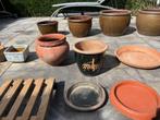 plantenpotten tuin - 9 stuks+ 7x schotel, Tuin en Terras, Tuinvazen, Ophalen, Gebruikt