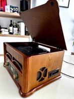 Retro Stereo installatie // Nostalgia Audio player, Audio, Tv en Foto, Platenspelers, Nieuw, USB-aansluiting, Platenspeler, Ophalen