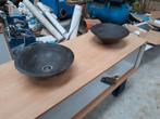 Mooie natuursteen waskom 2 stuks 40cm, Huis en Inrichting, Woonaccessoires | Schalen en Manden, Ophalen