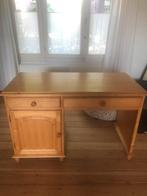 Grenen bureau, Huis en Inrichting, Bureaus, Ophalen, Bureau