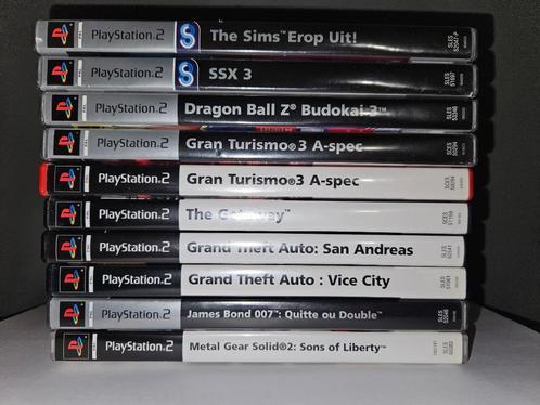 Lot van 10 PlayStation 2 Games / PS2, Games en Spelcomputers, Games | Sony PlayStation 2, Gebruikt, Overige genres, 2 spelers
