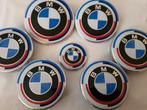 Bmw 50 jaar emblemen set van 7x logo's f10 f30 f15 g30 g20, Auto-onderdelen, Ophalen of Verzenden, Nieuw, BMW