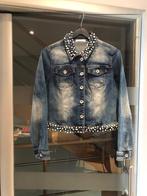 Jeansvest met parels maat Large merk Goodies, Kleding | Dames, Blauw, Maat 42/44 (L), Ophalen of Verzenden, Zo goed als nieuw
