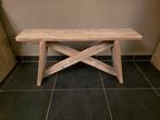 Steigerhouten bank 90x20x47, Ophalen, Zo goed als nieuw