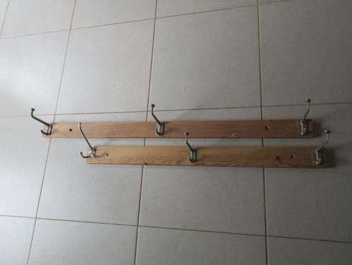 Vintage haken voor kapstokken hangers in inox messing, Huis en Inrichting, Woonaccessoires | Kapstokken, Hout, Ophalen