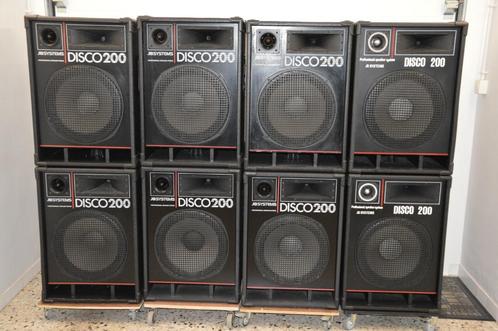 BOÎTES À DISCO 8 X 200 À VENDRE, TV, Hi-fi & Vidéo, Enceintes, Utilisé, Autres types, 120 watts ou plus, Autres marques, Enlèvement