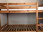 Houten stapelbed, Kinderen en Baby's, Kinderkamer | Stapelbedden en Hoogslapers, Ophalen, Zo goed als nieuw, Stapelbed
