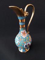 H bequet quaregnon, kruik, blauw en goud, perfecte staat, Ophalen of Verzenden