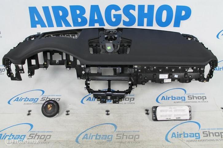Airbag set - Dashboard zwart HUD Porsche Cayenne 2017-heden, Auto-onderdelen, Dashboard en Schakelaars, Gebruikt, Ophalen of Verzenden