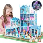 Poppenhuis met meubels en accessoires GRATIS LEVERING, Verzenden, Nieuw, Poppenhuis