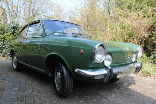 Fiat 850 sport coupé 1968, Auto's, Fiat, Bedrijf, Overige modellen, Benzine, Coupé, 2 deurs, Handgeschakeld, Groen, Bruin, Kunstmatig leder