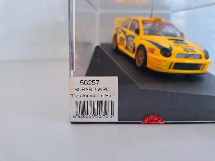 Ninco 50257 Subaru WRC 4 Wheel Drive "#2 Catalunya" Limited, Kinderen en Baby's, Speelgoed | Racebanen, Nieuw, Racebaan, Elektrisch