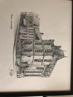 Pentekening, Antiek en Kunst, Kunst | Tekeningen en Fotografie, Ophalen of Verzenden