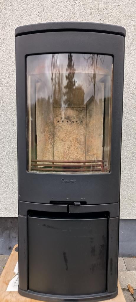 Contura 750 zwart, Huis en Inrichting, Kachels, Zo goed als nieuw, Vrijstaand, Houtkachel, Hout, Ophalen