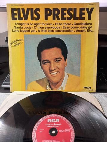 Disque vinyl 33 tours Elvis Presley enregistrements originaux 6886807