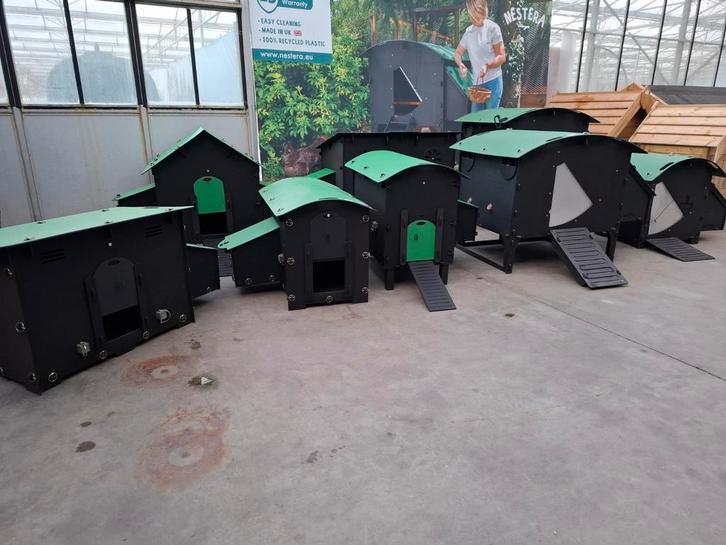 Kunststof kippenhok kippenhokken de ruimste keuze van België, Dieren en Toebehoren, Pluimvee | Toebehoren, Nieuw, Kippenhok of Kippenren