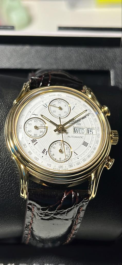 DuBois 1785 Chronograph Day/date, Handtassen en Accessoires, Horloges | Heren, Ophalen of Verzenden