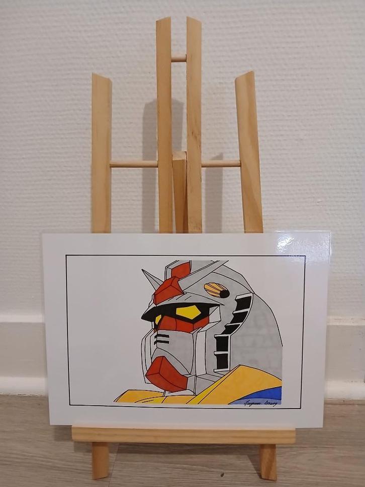 Gundam-poster, Antiek en Kunst, Kunst | Tekeningen en Fotografie, Ophalen of Verzenden
