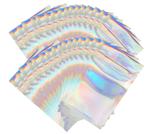 Mylar zakjes holografisch 7,5 cm x 12 cm - 50 stuks, Ophalen of Verzenden, Nieuw